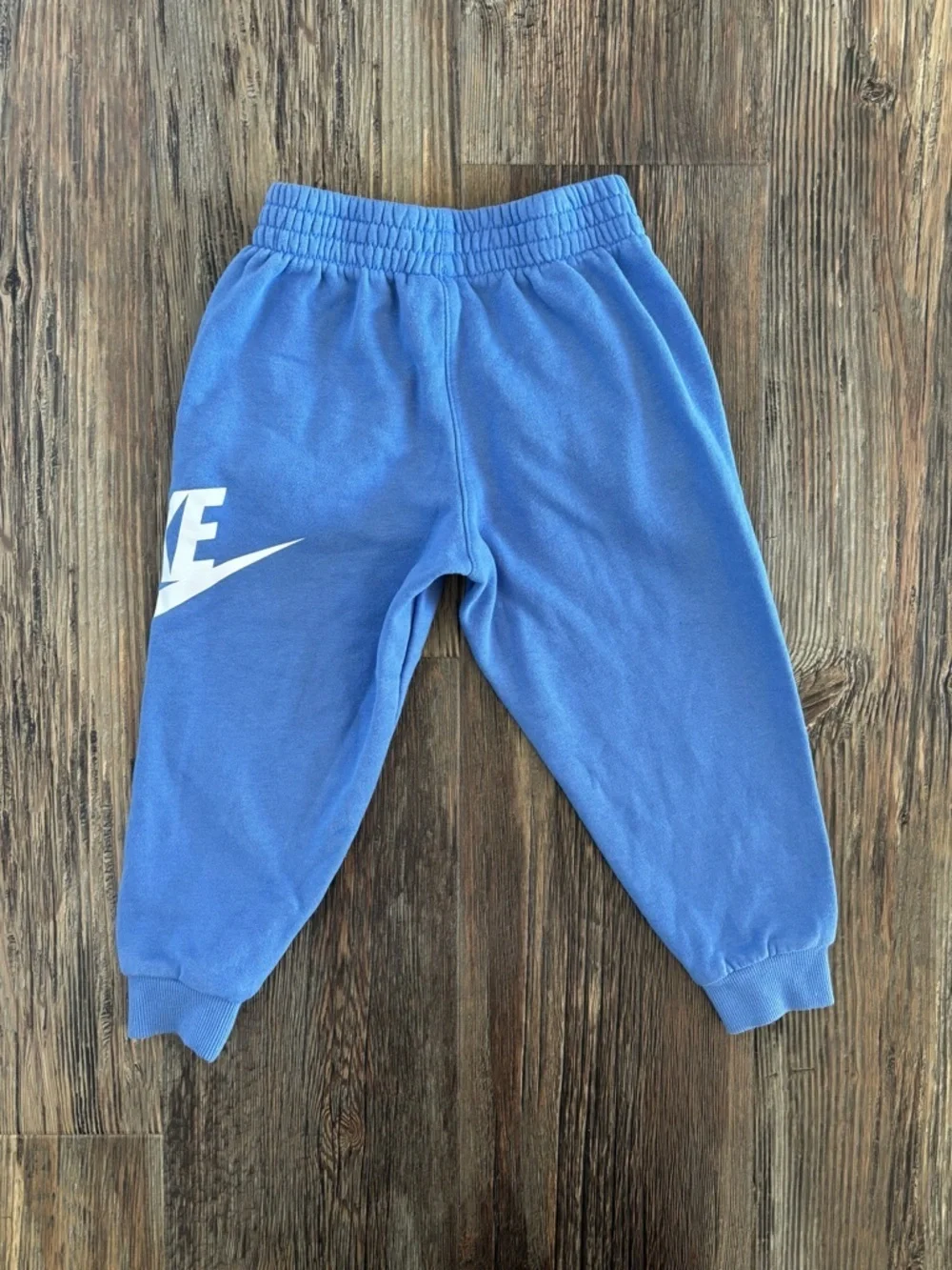 Nike Club Fleece Joggers Kids Size 4 (XS) Light Blue White Futura Logo Sporty